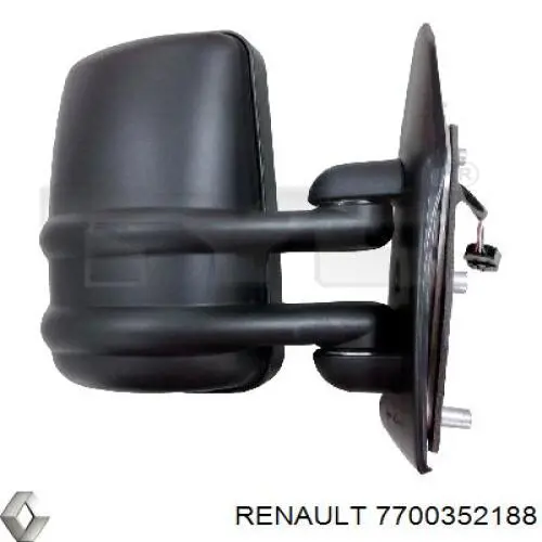 Lusterko wsteczne prawe Renault (RVI) 7700352188 cena, od 62,99 USD
