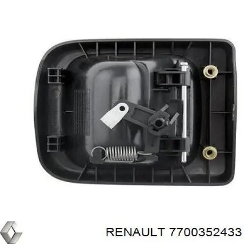 Do koszyka 7700352433 Renault (RVI) Klamka drzwi tylnych skrzydłowych prawa zewnętrzna