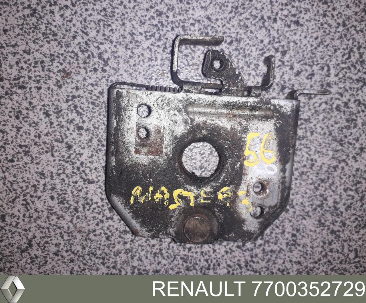 Zamek maski 7700352729 Renault (RVI)