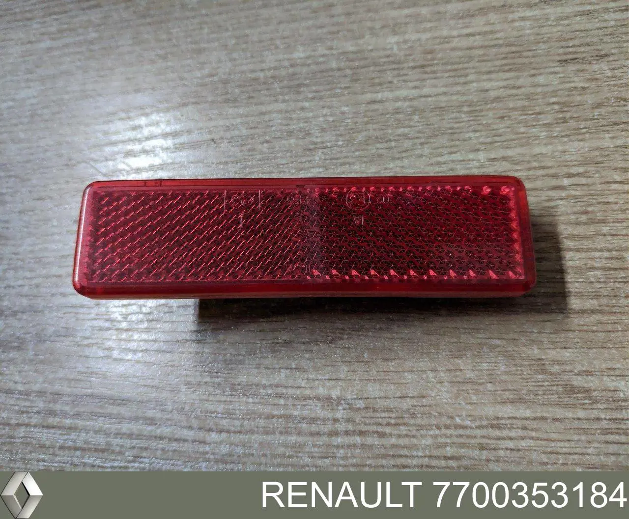 Do koszyka 7700353184 Renault (RVI) Lampa odblaskowa zderzaka tylnego
