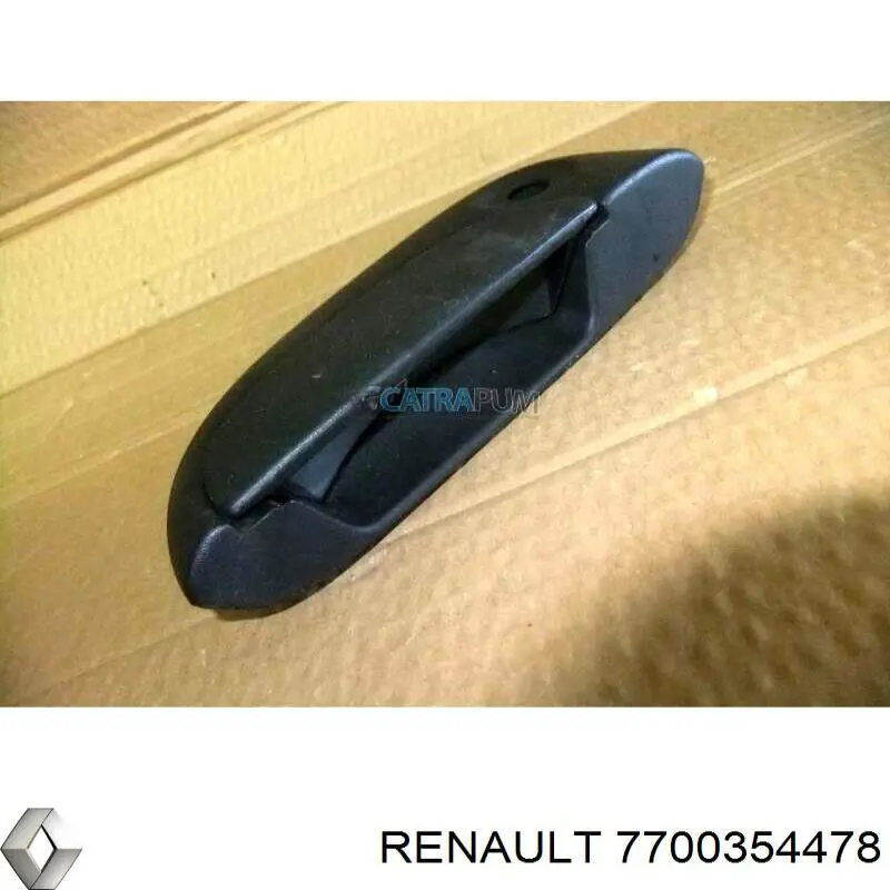 Klamka drzwi przednich zewnętrzna lewa Renault (RVI) 7700354478 cena, od 28,96 USD
