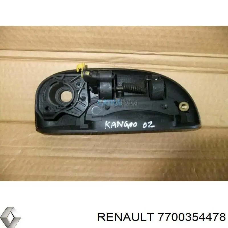 7700354478 Renault (RVI) Klamka drzwi przednich zewnętrzna lewa