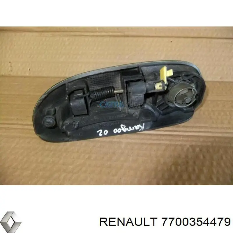 Klamka drzwi przednich zewnętrzna prawa Renault (RVI) 7700354479 cena, od 26,77 USD