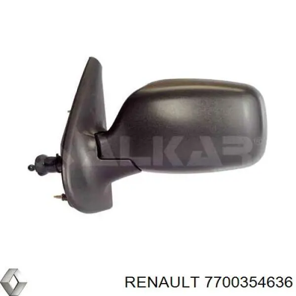 Lusterko wsteczne lewe Renault (RVI) 7700354636 cena, od 48,44 USD