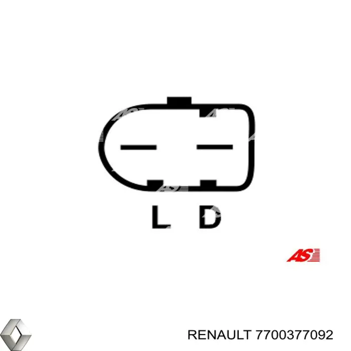 7700377092 Renault (RVI) Alternator