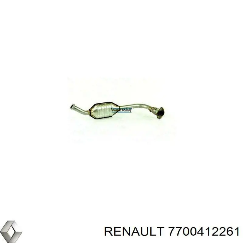 Konwerter-katalizator Renault (RVI) 7700412261 cena, od 427,48 USD