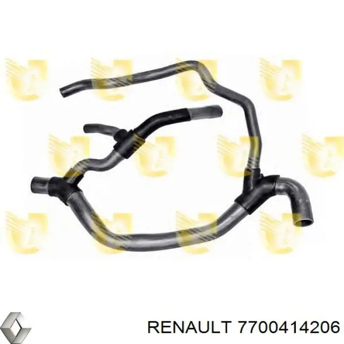 Do koszyka 7700414206 Renault (RVI) Przewód (króciec) układu chłodzenia