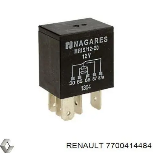 Przekaźnik rozrusznika Renault (RVI) 7700414484 cena, od 11,34 USD