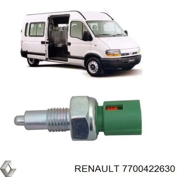 Do koszyka 7700422630 Renault (RVI) Czujnik włączania światła cofania