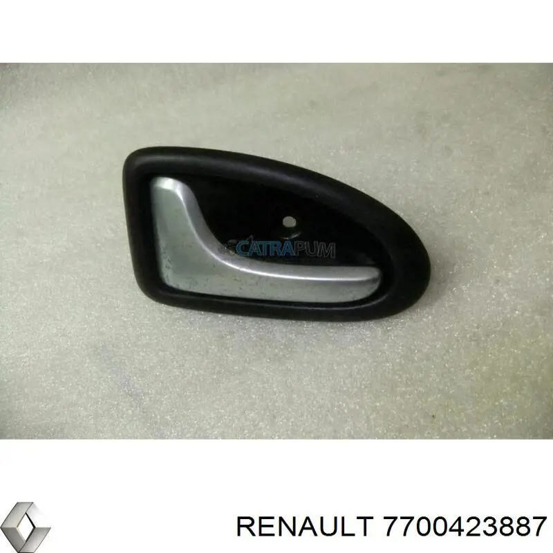 Klamka drzwi tylnych wewnętrzna lewa Renault (RVI) 7700423887 cena, od 27,24 USD