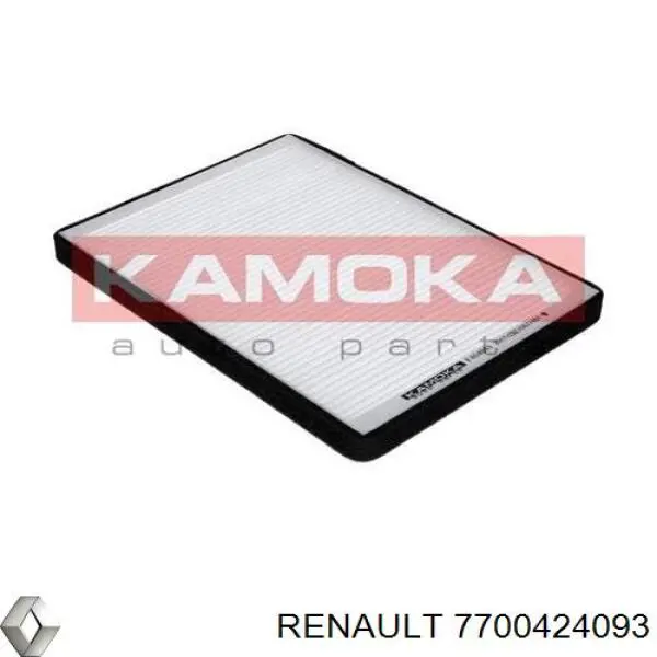 Do koszyka 7700424093 Renault (RVI) Filtr kabiny