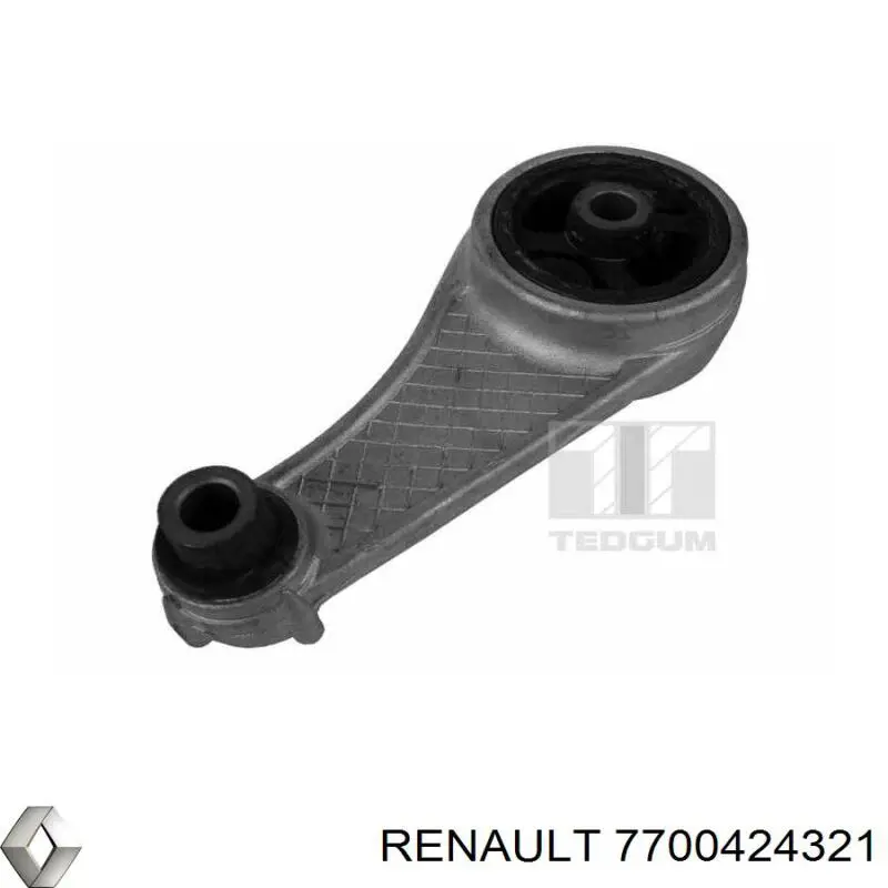 Do koszyka 7700424321 Renault (RVI) Poduszka (podpora) silnika tylna