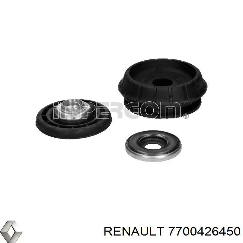Poduszka amortyzatora przedniego 7700426450 Renault (RVI)