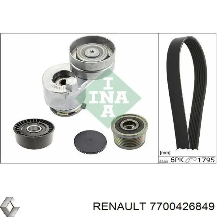 Alternator Renault (RVI) 7700426849 cena, od 112,96 USD