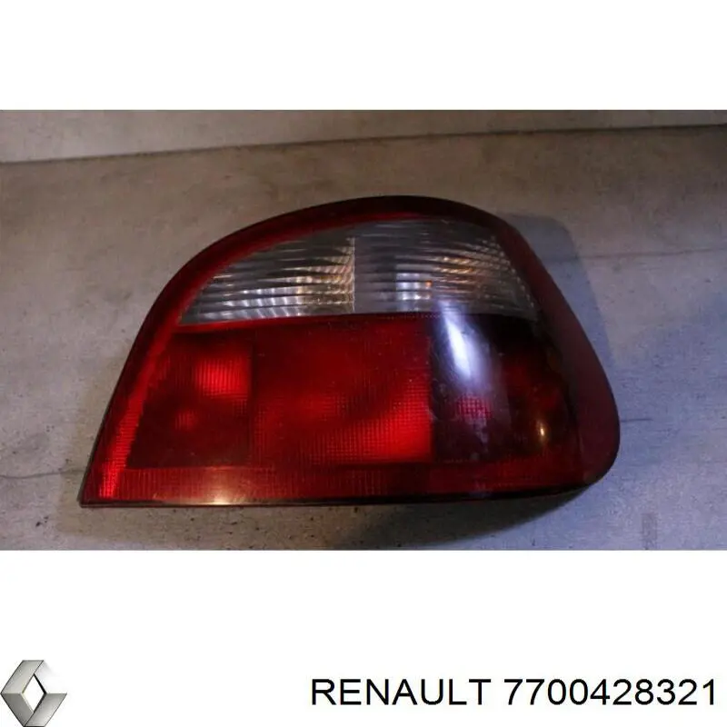 Lampa zespolona tylna prawa Renault (RVI) 7700428321 cena, od 40,92 USD