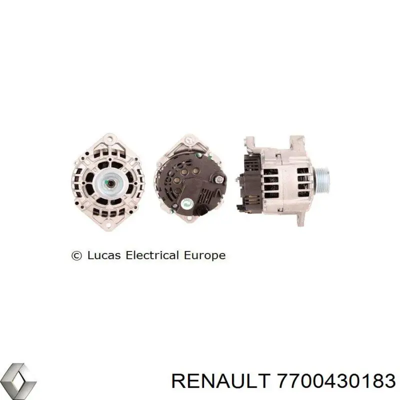 Do koszyka 7700430183 Renault (RVI) Alternator