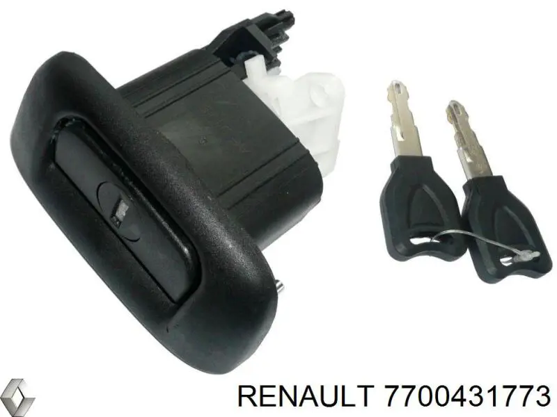 7700431773 Renault (RVI) Wkładka zamka klapy bagażnika (3/5 drzwi tylnych)