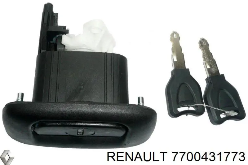 Wkładka zamka klapy bagażnika (3/5 drzwi tylnych) Renault (RVI) 7700431773 cena, od 17,30 USD