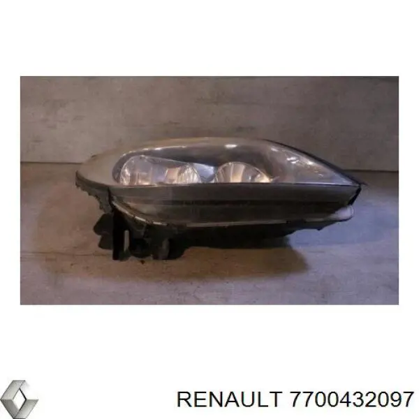 Do koszyka 7700432097 Renault (RVI) Reflektor prawy