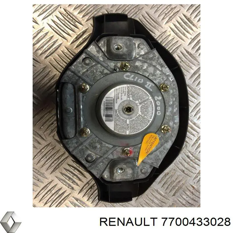 Do koszyka 7700433028 Renault (RVI) Poduszka powietrzna (Airbag) kierowcy