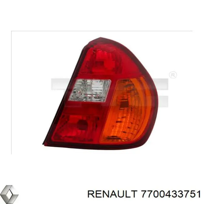 7700433751 Renault (RVI) Lampa zespolona tylna lewa