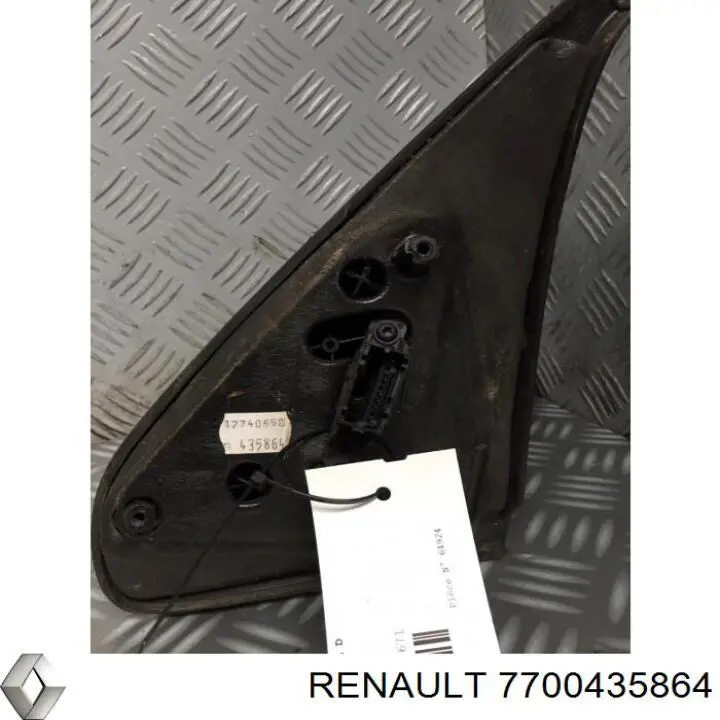 Do koszyka 7700435864 Renault (RVI) Lusterko wsteczne prawe