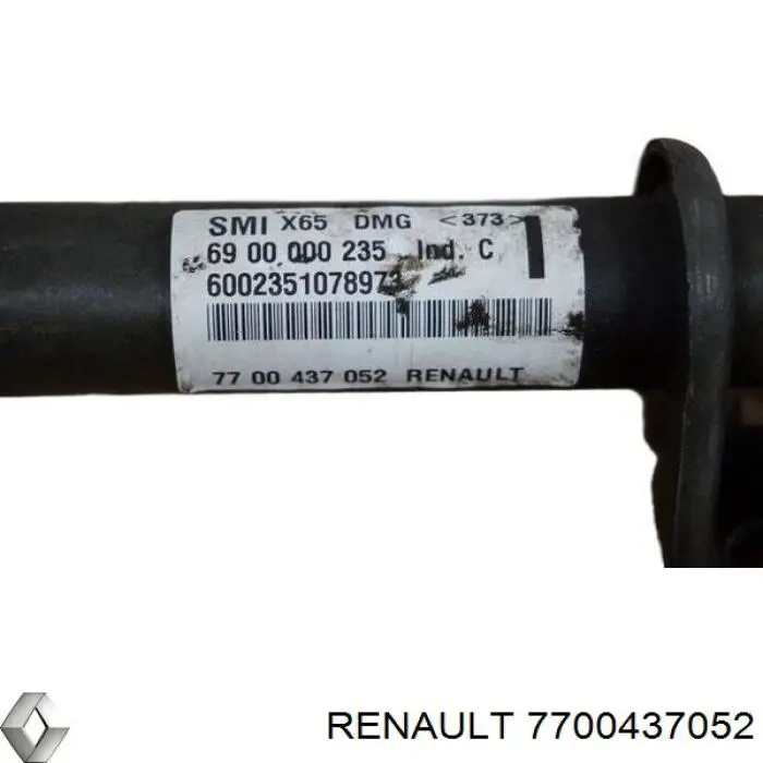 7700437052 Renault (RVI) Listwa kierownicza (maglownica)