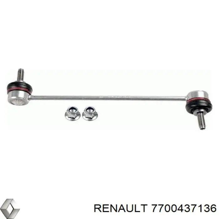 Do koszyka 7700437136 Renault (RVI) Łącznik stabilizatora przedniego