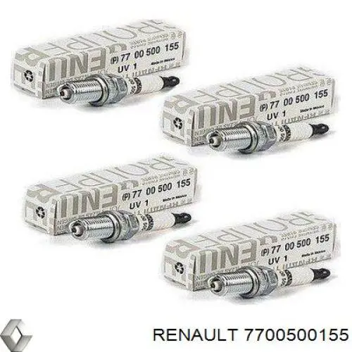 Do koszyka 7700500155 Renault (RVI) Świeca zapłonowa