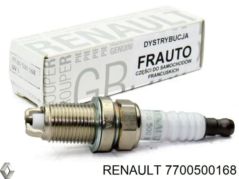 Świeca zapłonowa 7700500168 Renault (RVI)