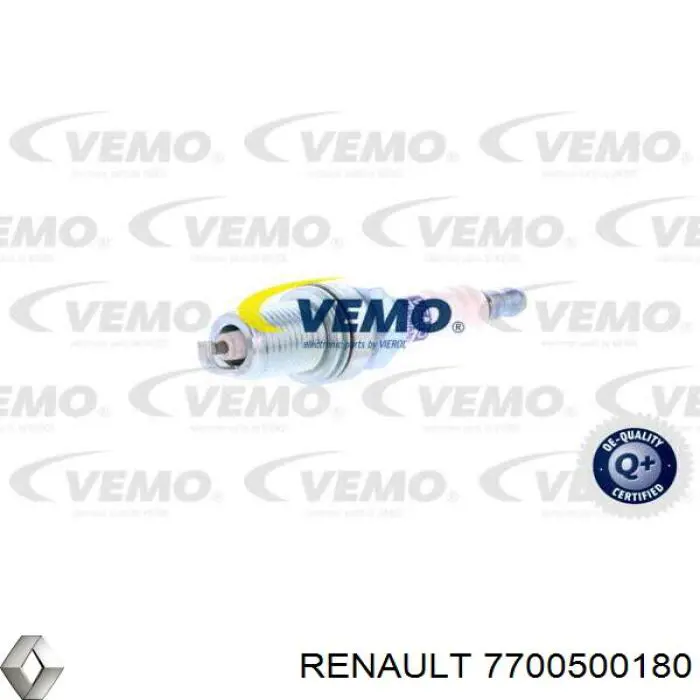 Świeca zapłonowa 7700500180 Renault (RVI)
