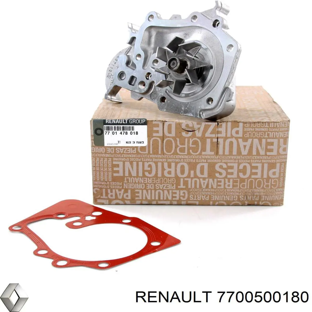 Świeca zapłonowa 7700500180 Renault (RVI)