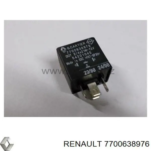Do koszyka 7700638976 Renault (RVI) Przekaźnik kierunkowskazów