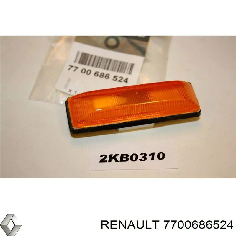 Powtarzacz kierunkowskazu na błotniku do Renault Trafic I TXX