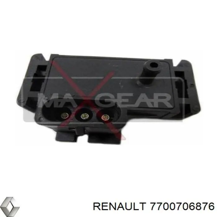 Do koszyka 7700706876 Renault (RVI) Czujnik ciśnienia w kolektorze ssącym, MAP