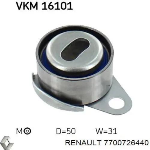 7700726440 Renault (RVI) Rolka napinacza paska rozrządu