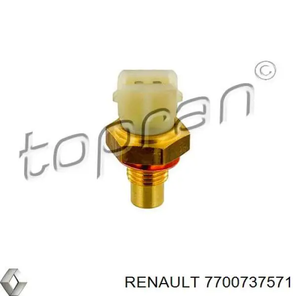 Czujnik temperatury płynu chłodzącego 7700737571 Renault (RVI)