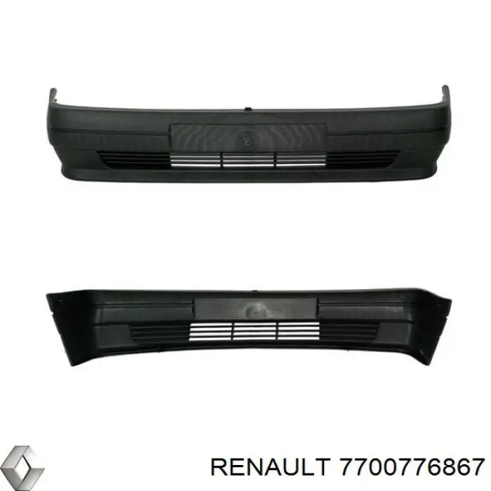 Do koszyka 7700776867 Renault (RVI) Zderzak przedni