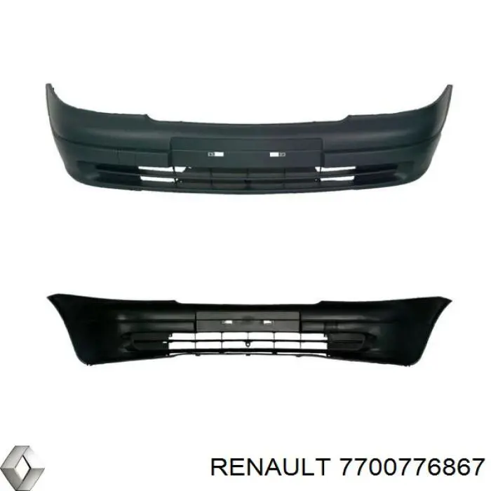 Zderzak przedni Renault (RVI) 7700776867 cena, od 58,94 USD