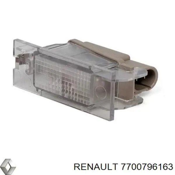 Lampa oświetlenia tylnej tablicy rejestracyjnej Renault (RVI) 7700796163 cena, od 32,35 USD