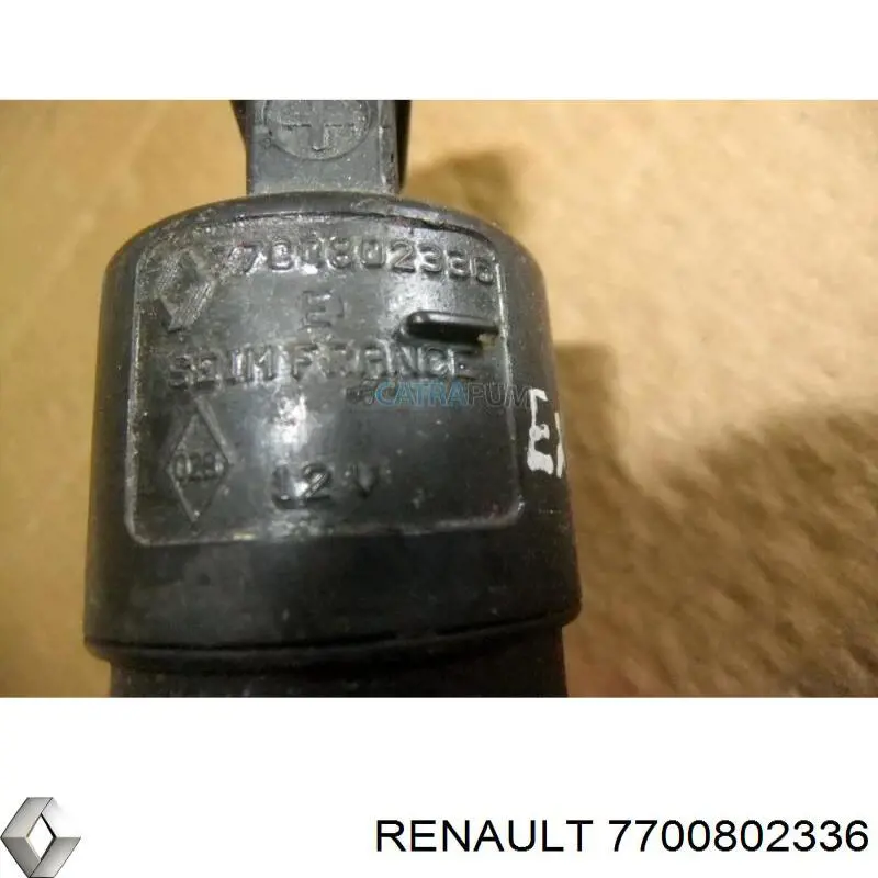 Pompka spryskiwacza szyby przedniej Renault (RVI) 7700802336 cena, od 16,37 USD