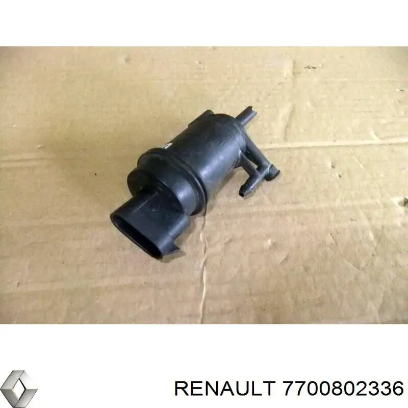 Do koszyka 7700802336 Renault (RVI) Pompka spryskiwacza szyby przedniej