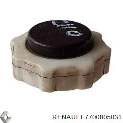 Pokrywa (korek) zbiornika wyrównawczego Renault (RVI) 7700805031 cena, od 4,97 USD