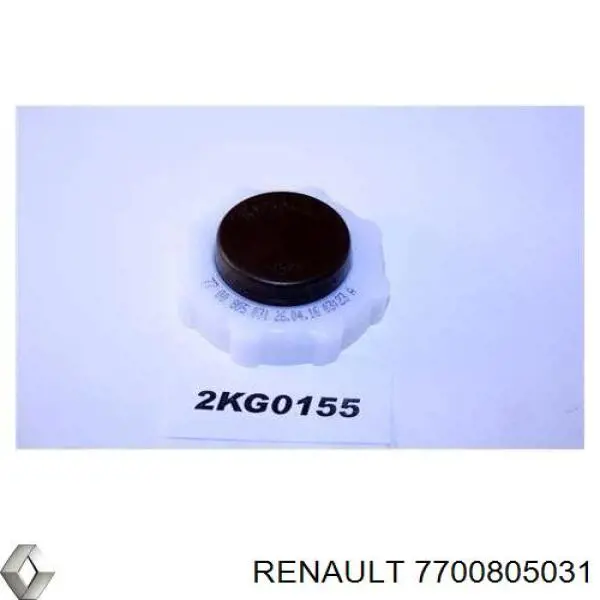 Pokrywa (korek) zbiornika wyrównawczego Renault (RVI) 7700805031 cena, od 6,31 USD
