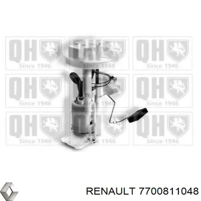 Do koszyka 7700811048 Renault (RVI) Moduł pompy paliwowej z czujnikiem poziomu paliwa