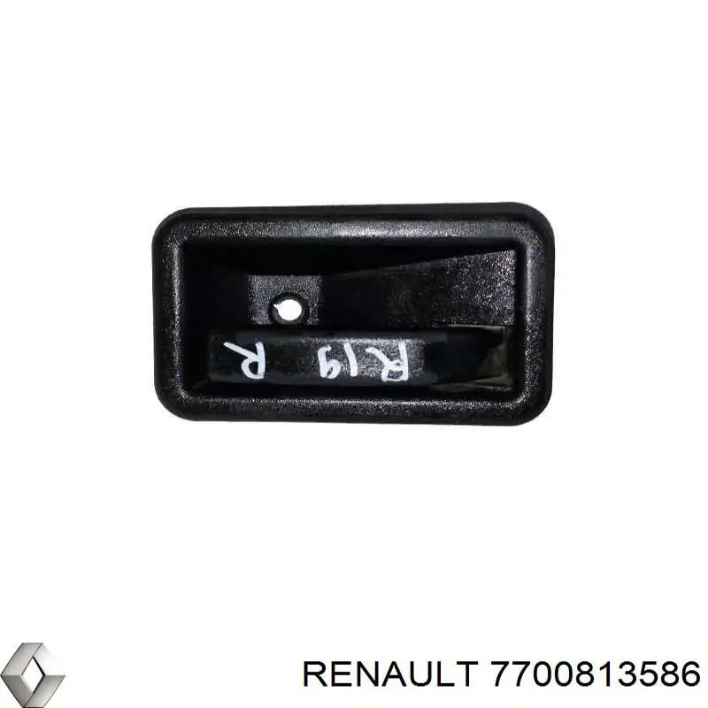 Klamka drzwi prawych przednia/tylna wewnętrzna Renault (RVI) 7700813586 cena, od 23,84 USD