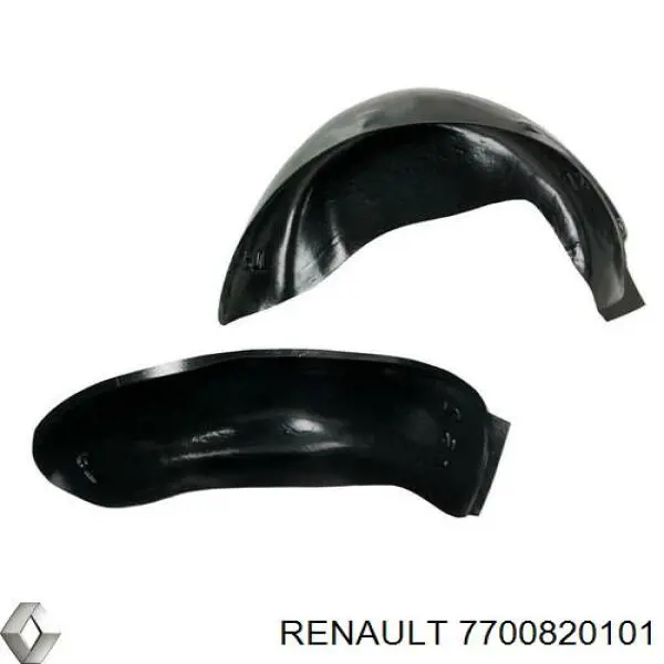 Do koszyka Nadkole błotnika przedniego lewe Renault 19 II B53, C53