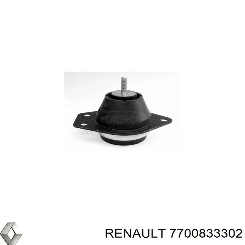 Do koszyka 7700833302 Renault (RVI) Poduszka (podpora) silnika prawa