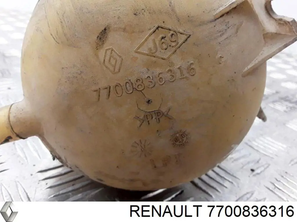 7700836316 Renault (RVI) Zbiorniczek wyrównawczy układu chłodzenia