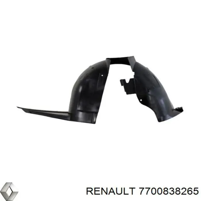 Do koszyka 7700838265 Renault (RVI) Nadkole błotnika przedniego prawe przednie